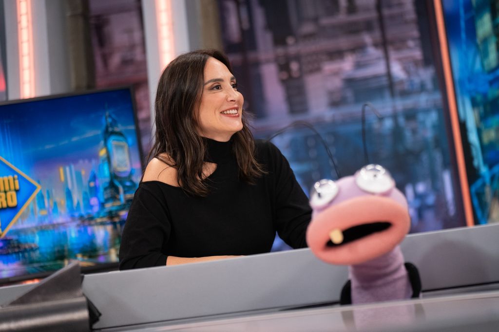 Tamara Falcó durante la tertulia de actualidad de El Hormiguero.