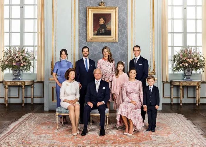  Retratos oficiales de la Casa Real de Suecia