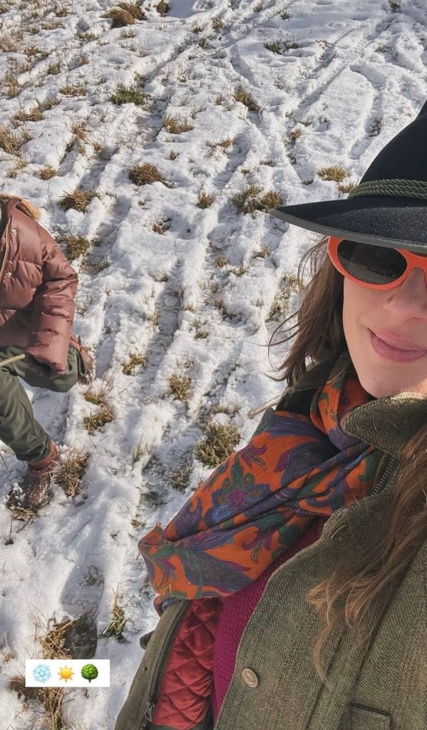 La princesa Cleo zu Oettingen-Spielberg en su palacio cerca de Baviera.