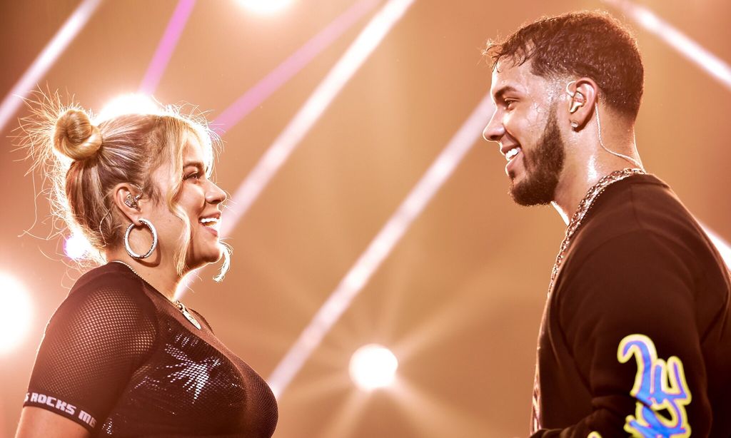 Anuel AA & Karol G In Concert - New York, NY