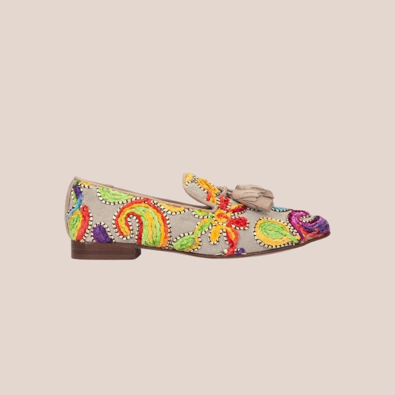 mocasines de colores