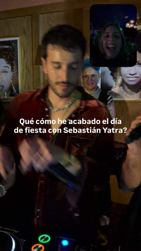 Sebastián Yatra, el alma de la fiesta a la que acudió Andy Washington