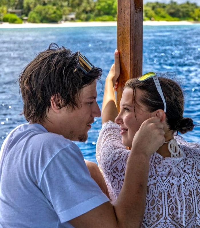 Jake Bongiovi y Millie Bobby Brown