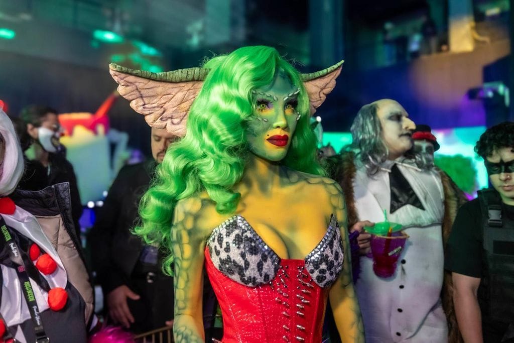 Belinda se transformó en Greta, de la película de 1990 'Gremlins 2: The New Batch'.