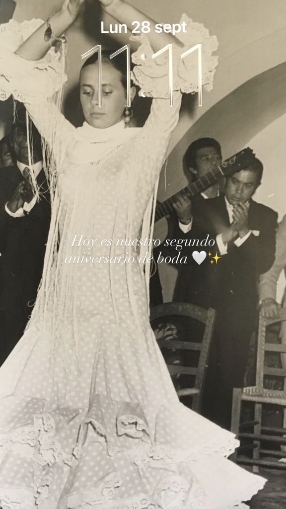 La foto y el mensaje a su madre que ha compartido hoy Ana Cristina Portillo