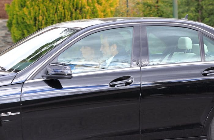 Ana Obregón recibe la visita de Alessandro Lequio y su familia en su cumpleaños