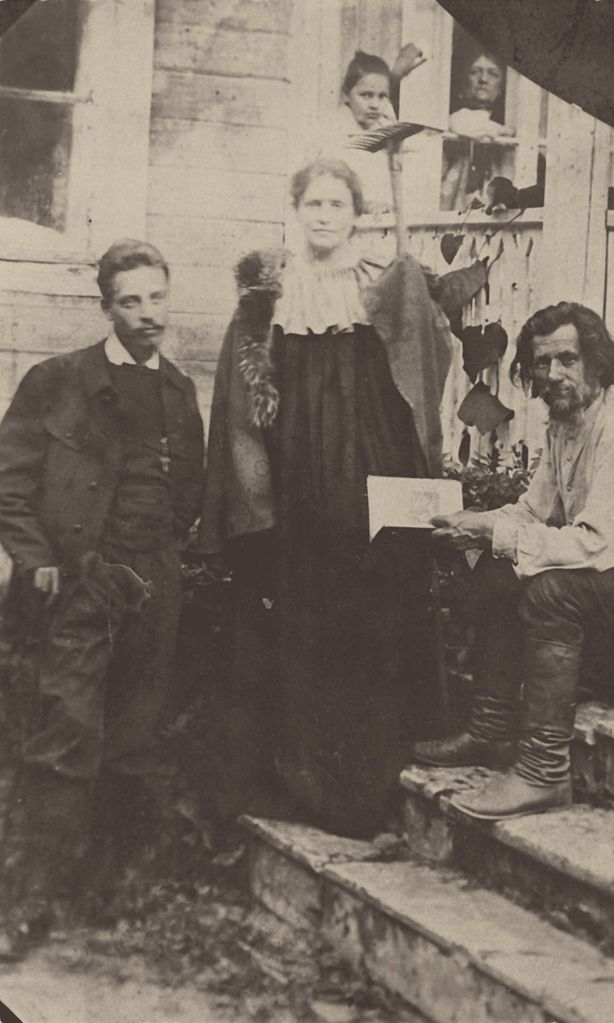 Lou Andreas-Salomé And Rainer Maria Rilke Visiting Spiridon Drozhzhin