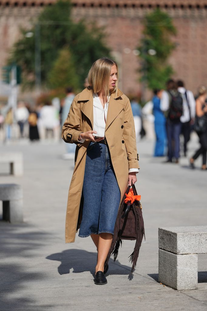 Los jeans 'culotte' son la estrella de esta temporada.