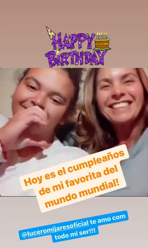 Lucero y su hija Lucerito Mijares