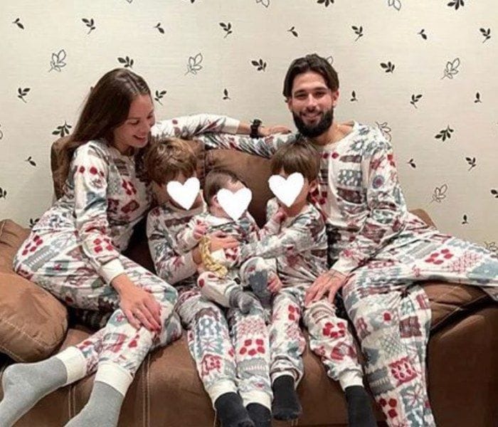Jessica Bueno y su familia 