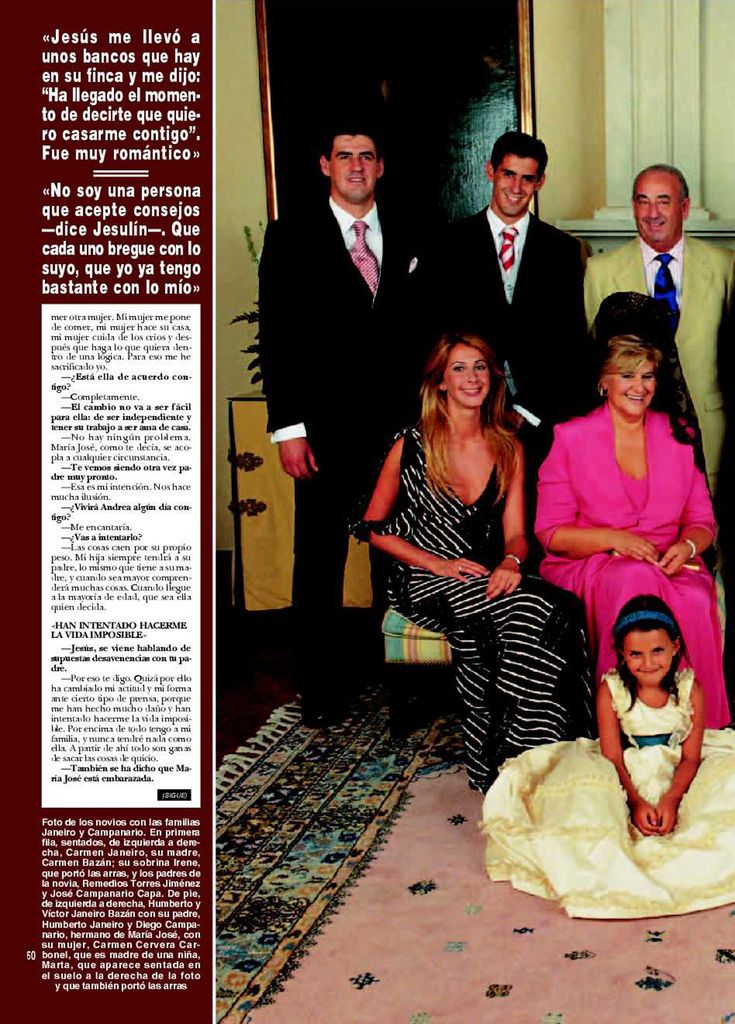 Boda Jesulín de Ubrique y María José Campanario 2002 ¡HOLA!