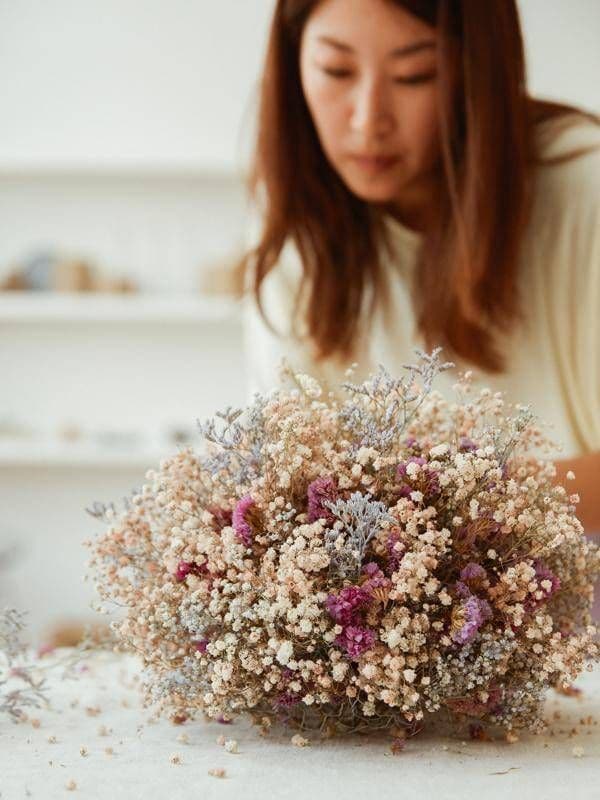 Ramo de flores secas