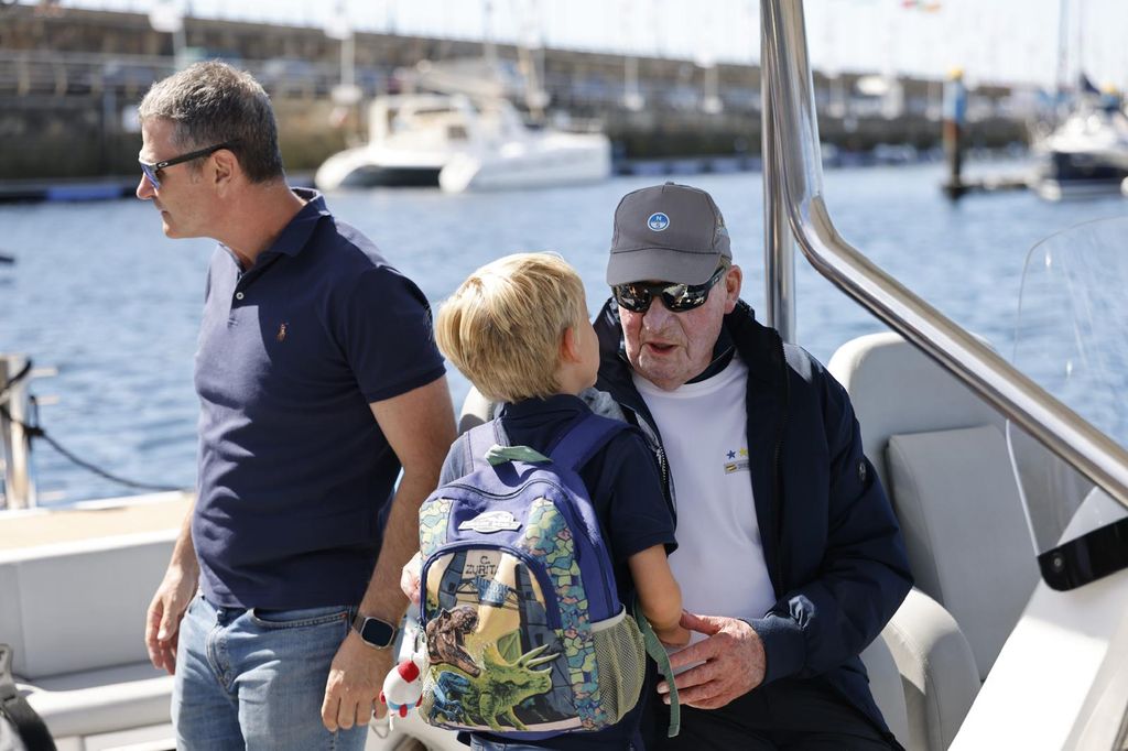 El rey Juan Carlos ha vivido un momento más que especial junto al pequeño Carlos, hijo de María Zurita