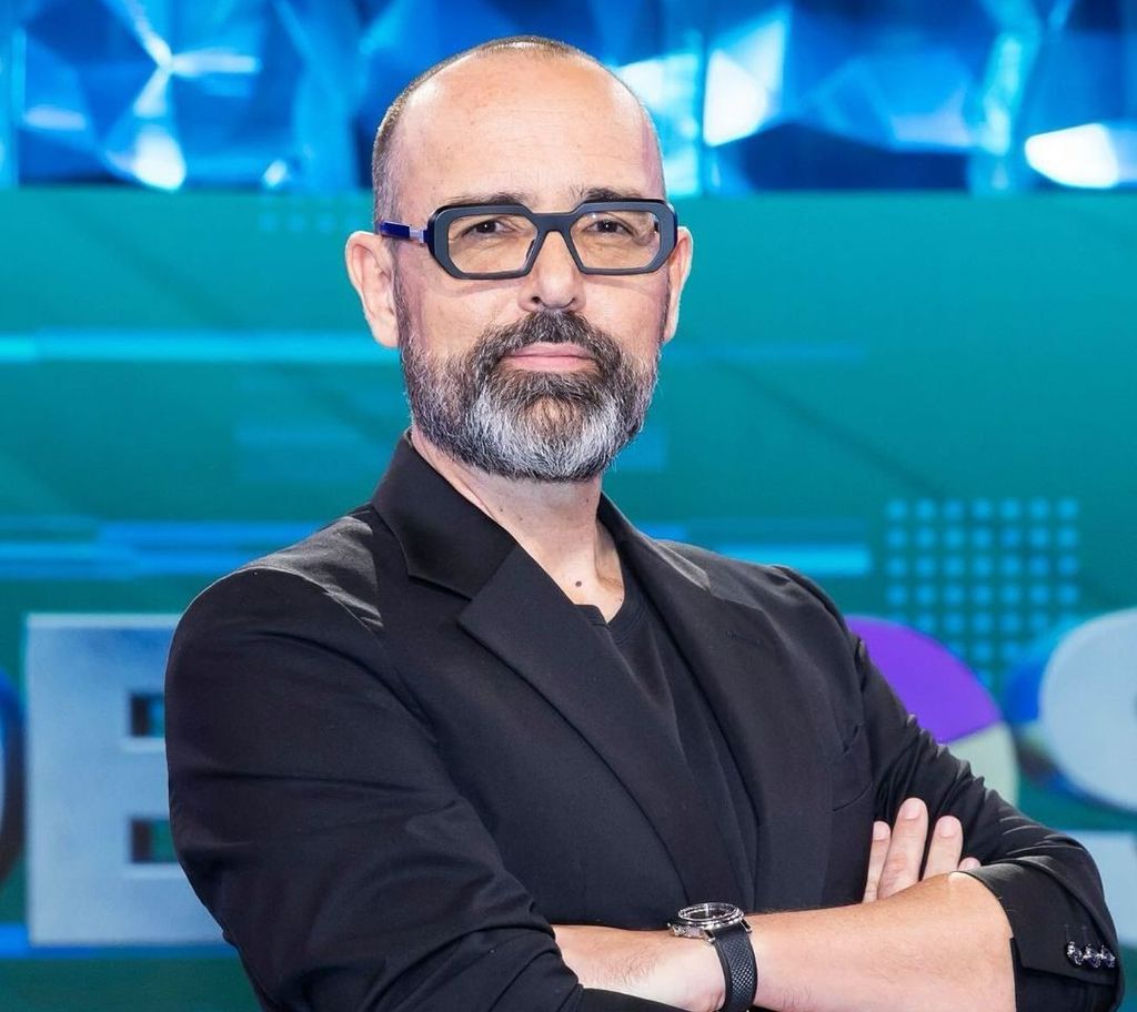 Primer plano de Risto Mejide en la presentación del programa "Demos: El gran sondeo"