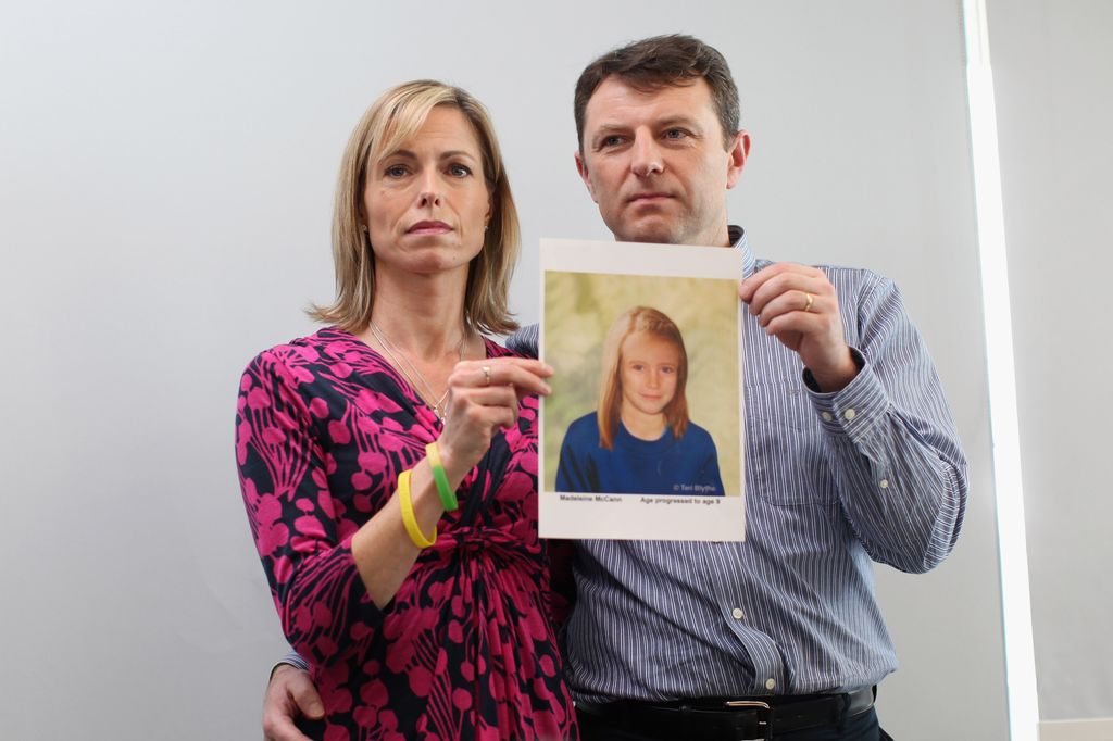 Kate y Gerry McCann muestran una reconstrucción por ordenador de cómo podría lucir su hija Madeleine con el paso de los años