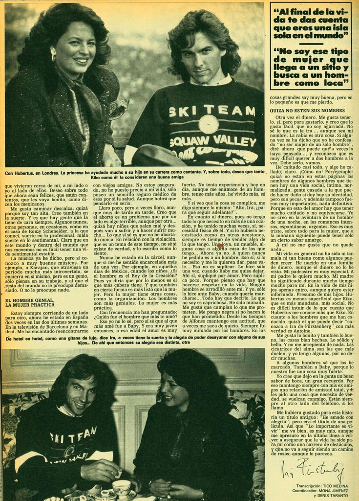Ira de Fürstenberg parte 8