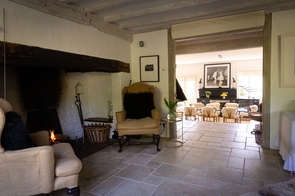 El salón georgiano de la casa de Lord Snowdon