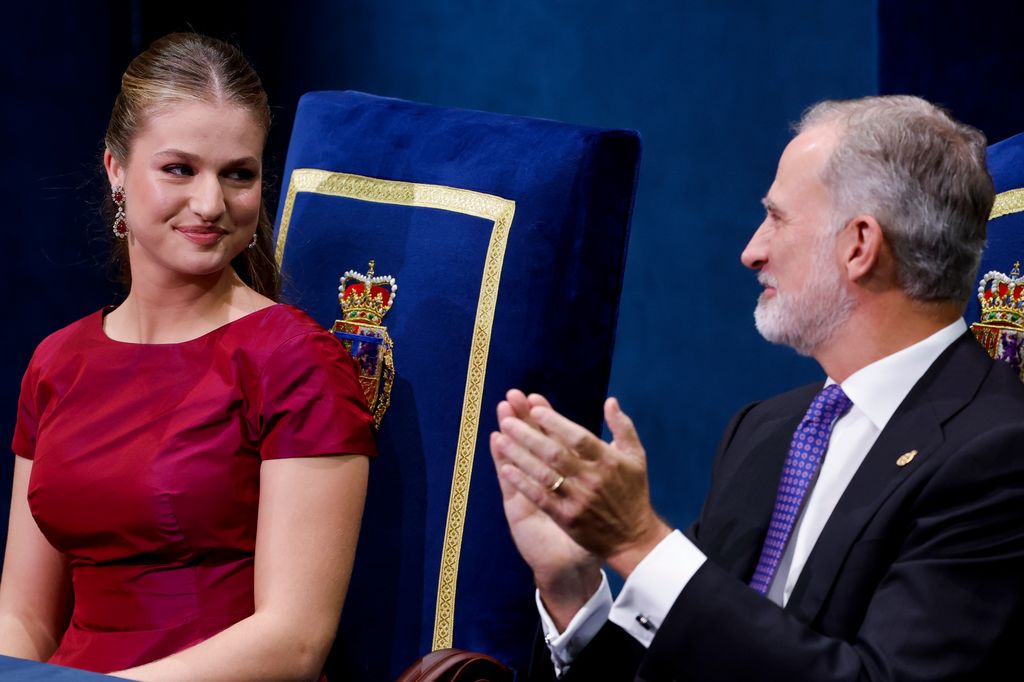 Felipe VI y la princesa Leonor