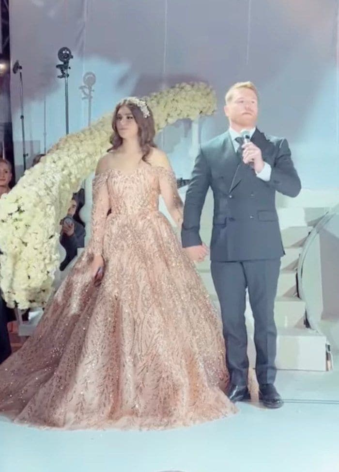 Canelo Álvarez y su hija Emily