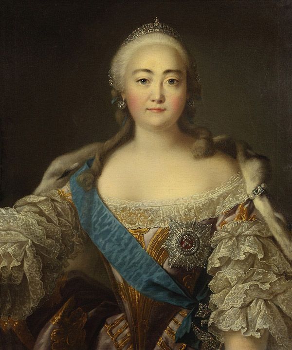 Isabel Petrovna fue Emperatriz de Rusia desde 1741 hasta su muerte el Día de Navidad de 1761
