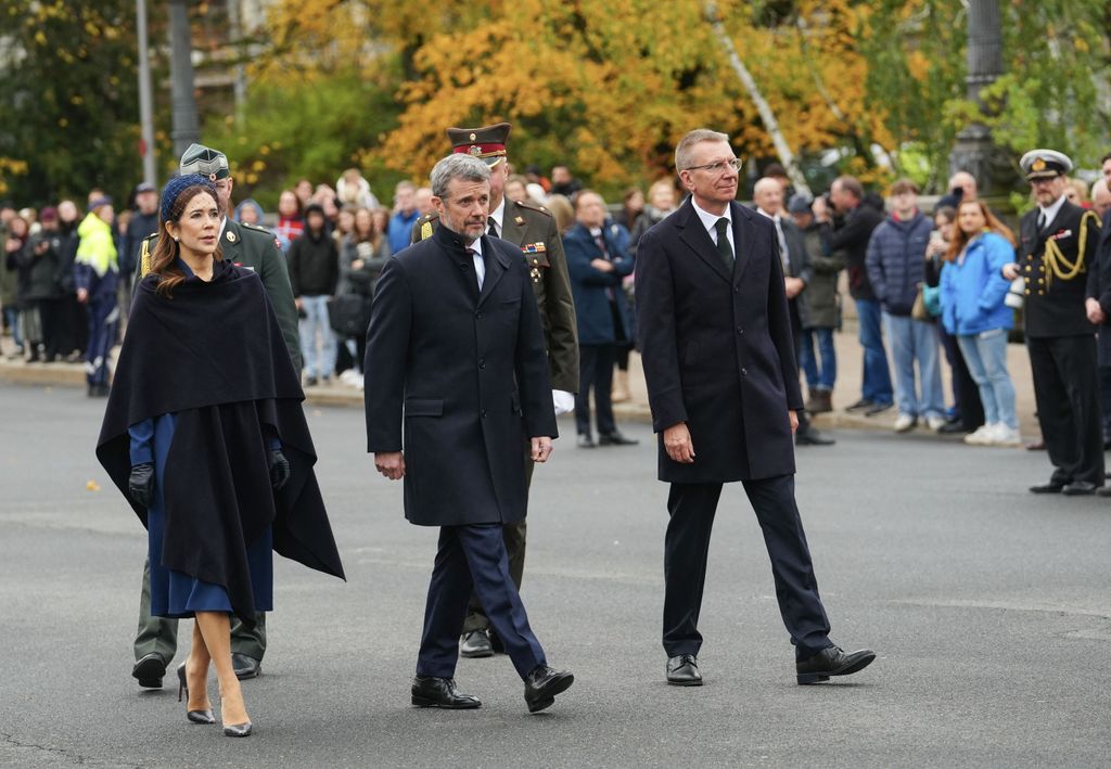 Federico y Mary de Dinamarca de viaje de Estado por Letonia