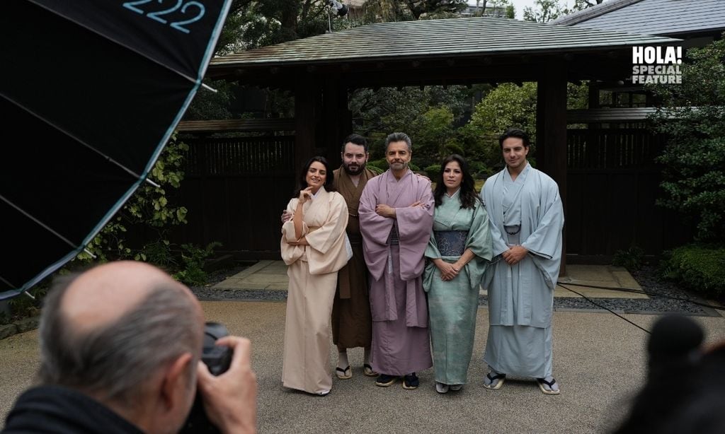 La familia al completo disfrutó de su travesía por Japón, país que ninguno conocía.
