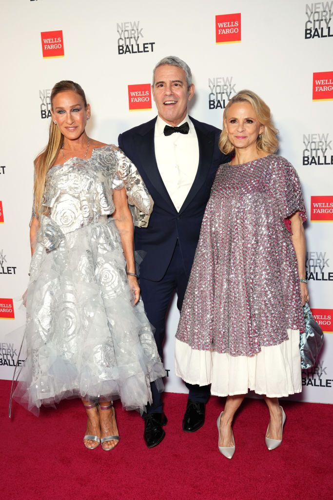 Sarah Jessica Parker, Andy Cohen y Amy Sedaris 