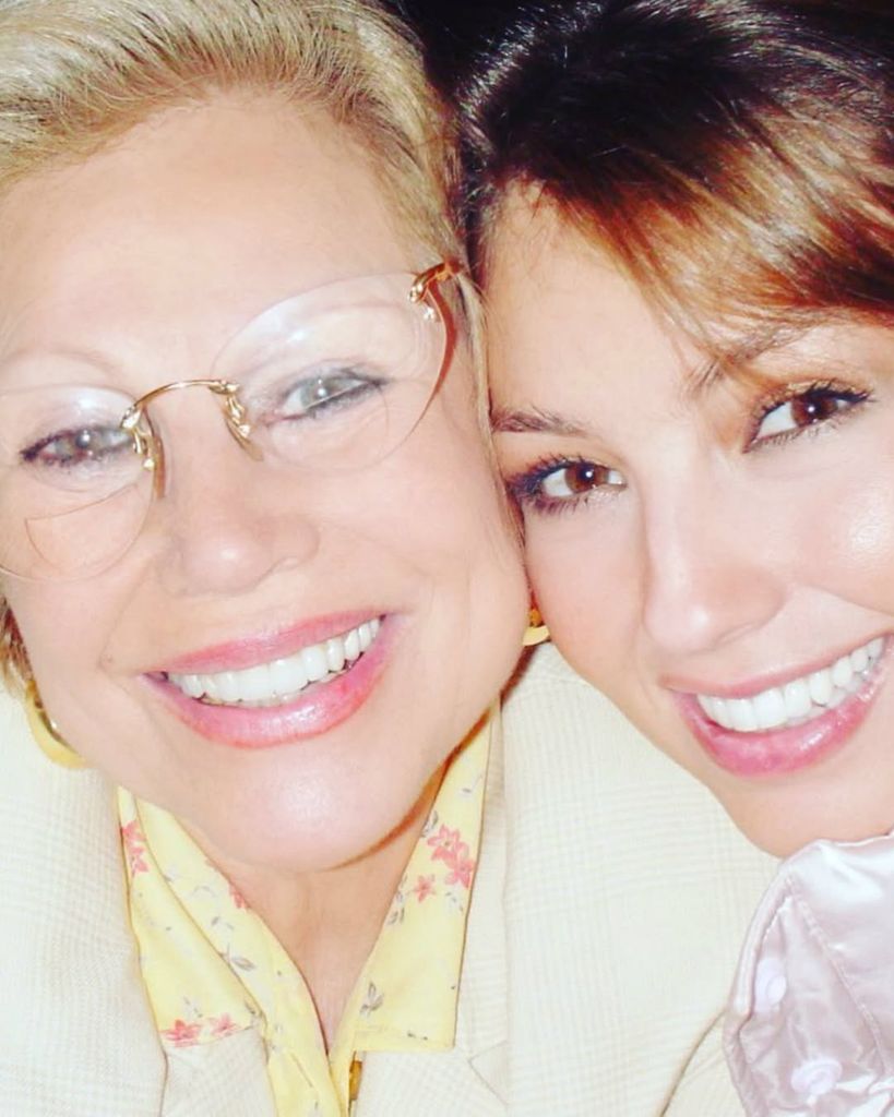 Thalía y su mamá, Yolanda Miranda