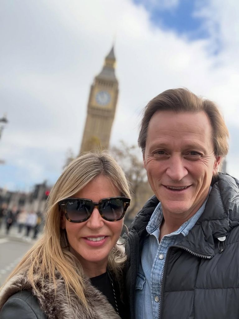 La pareja, en Londres