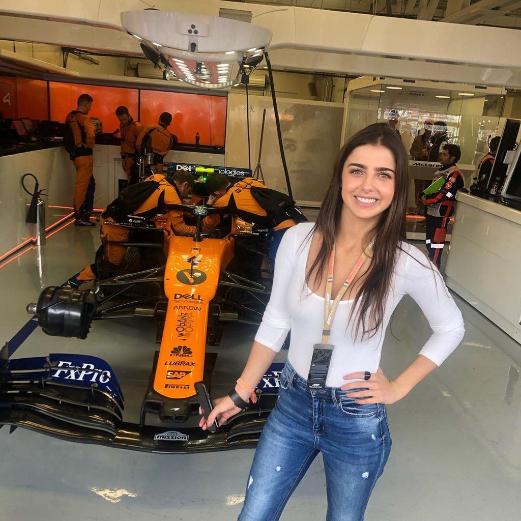 Michelle Renaud en el Gran Premio de México