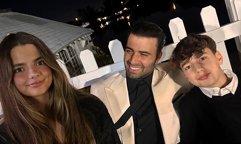 Jencarlos y Nickolas Canela con Oriana Lander