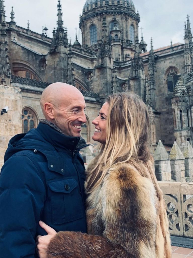 Pepa Romero con Manolo, el amor de su vida