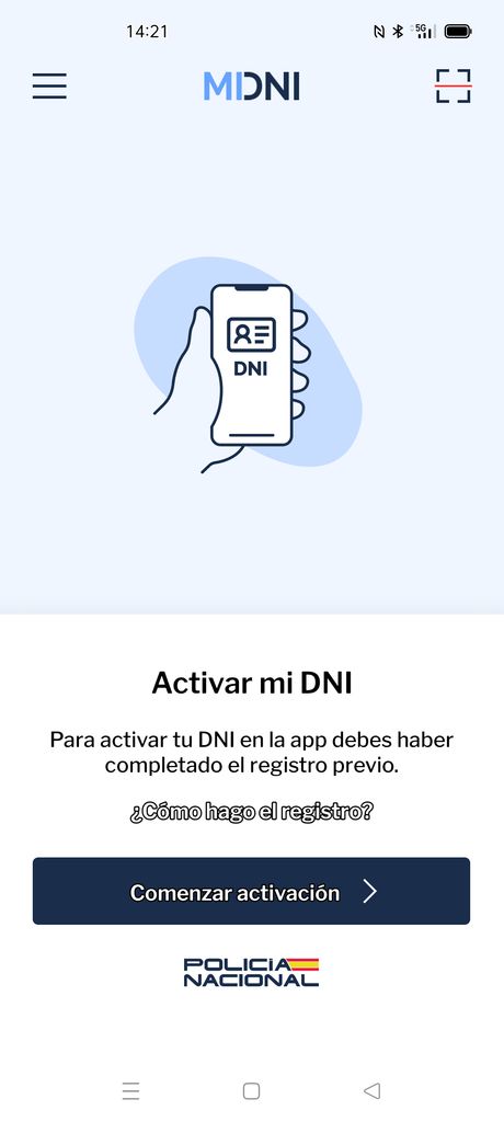 Con la app MiDNI, impulsada por la Policía Nacional, puedes llevar tu documento de identidad en el móvil con la misma validez que el físico