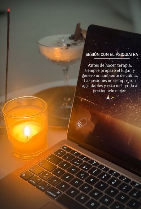 La 'influencer' en su proceso de curación física y mental