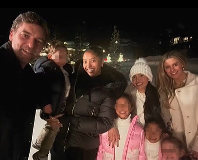 Vanessa Bryant lleva a sus hijas a un viaje de esquí con amigos y familiares como Pau Gasol