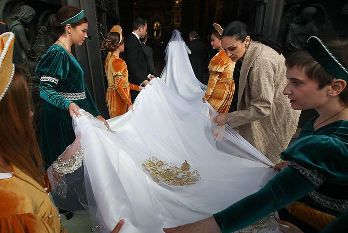 Boda real de Jorge Romanov y Rebecca Bettarini