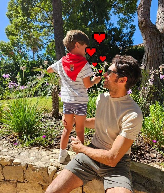 Cayetano Rivera y su hijo Cayetano Jr 