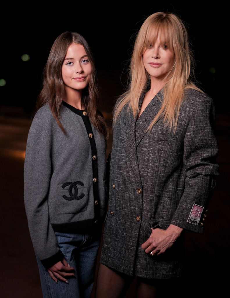Nicole Kidman junto a su hija Faith en el desfile de Chanel Primavera/Verano 2027.