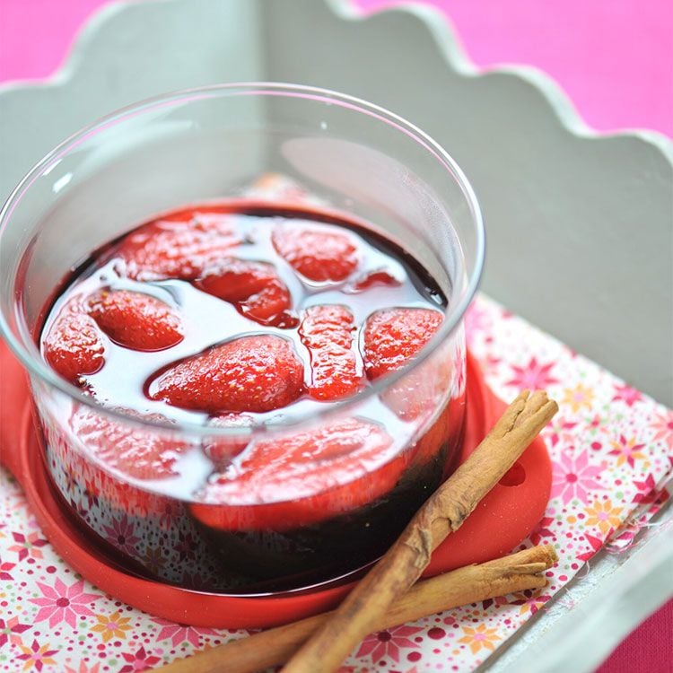 Fresas con vinagre