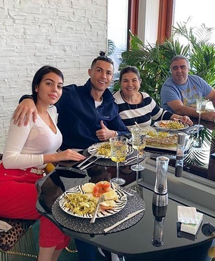 Cristiano Ronaldo en familia 
