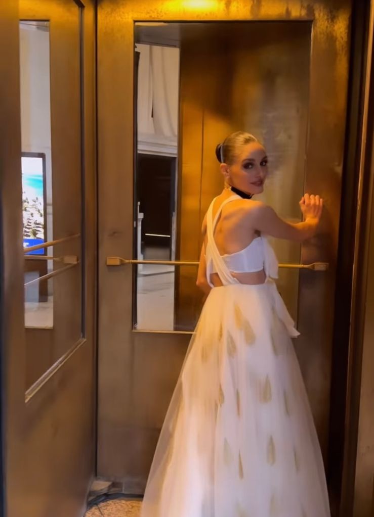 Olivia Palermo con look de Giambattista Valli