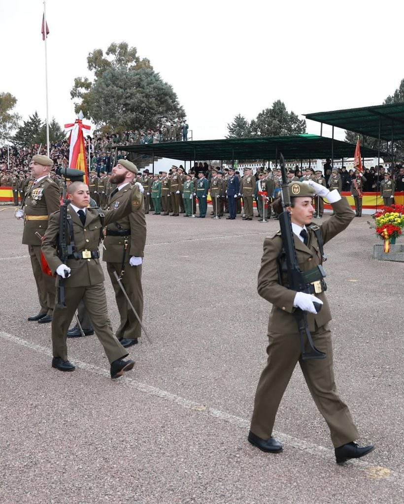 Momentos de la jura de Bandera