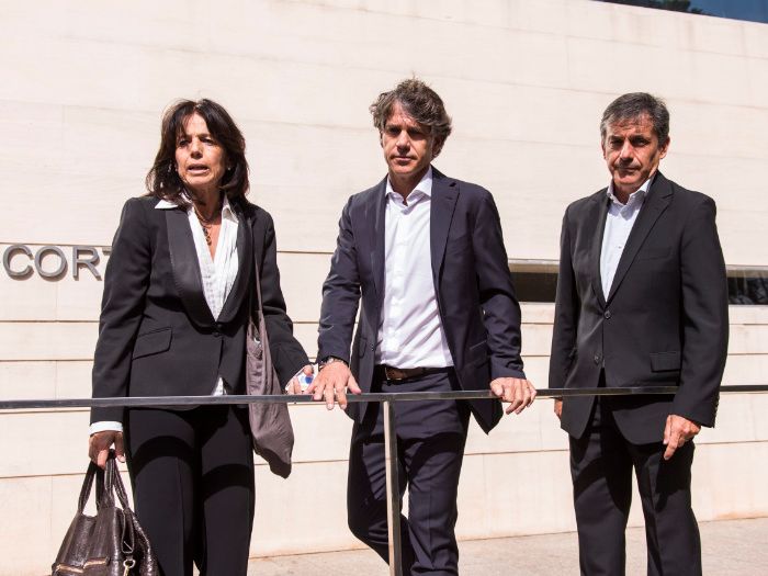 Los tres heramos de Arantxa: Marisa, Javier y Emilio