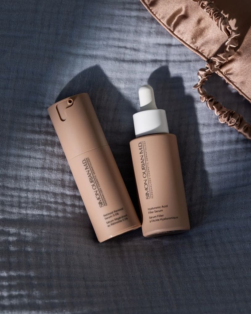 Sérum y crema de retinol de Simon Ourian MD