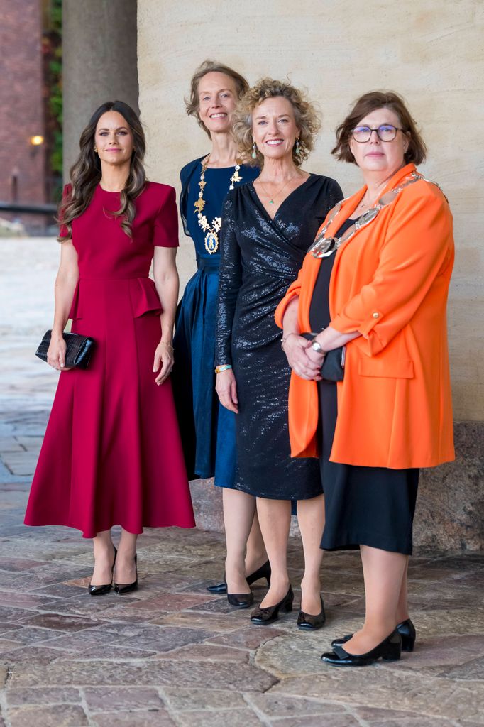 La princesa Sofía de Suecia en la ceremonia de graduación de la Universidad de Sophiahemmet  en Estocolmo
