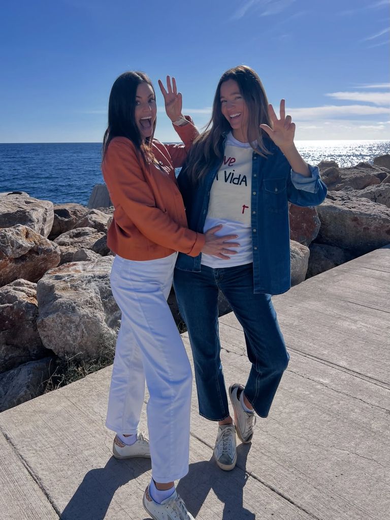 Malena Costa embarazada de su tercer hijo con Mario Suárez.