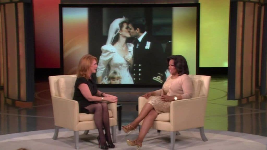 Sarah Ferguson, en the Oprah Winfrey Show