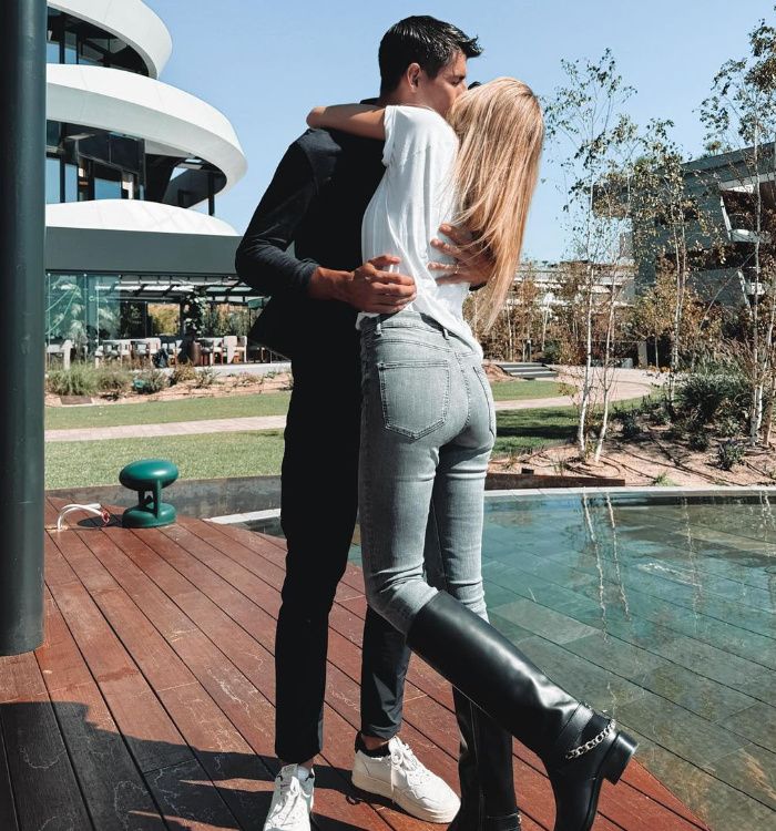 Alice Campello y Álvaro Morata 