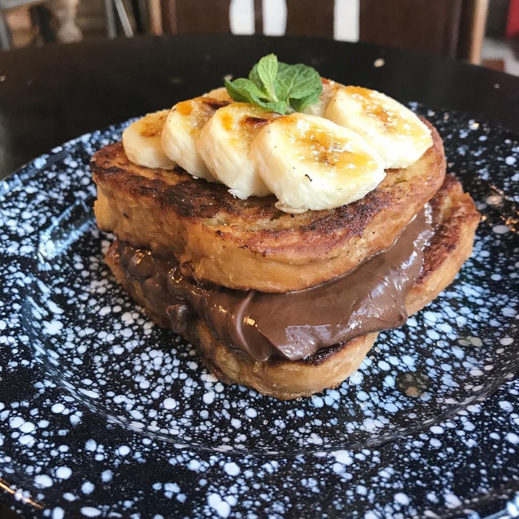 'French Toast' con Nutella y plátano