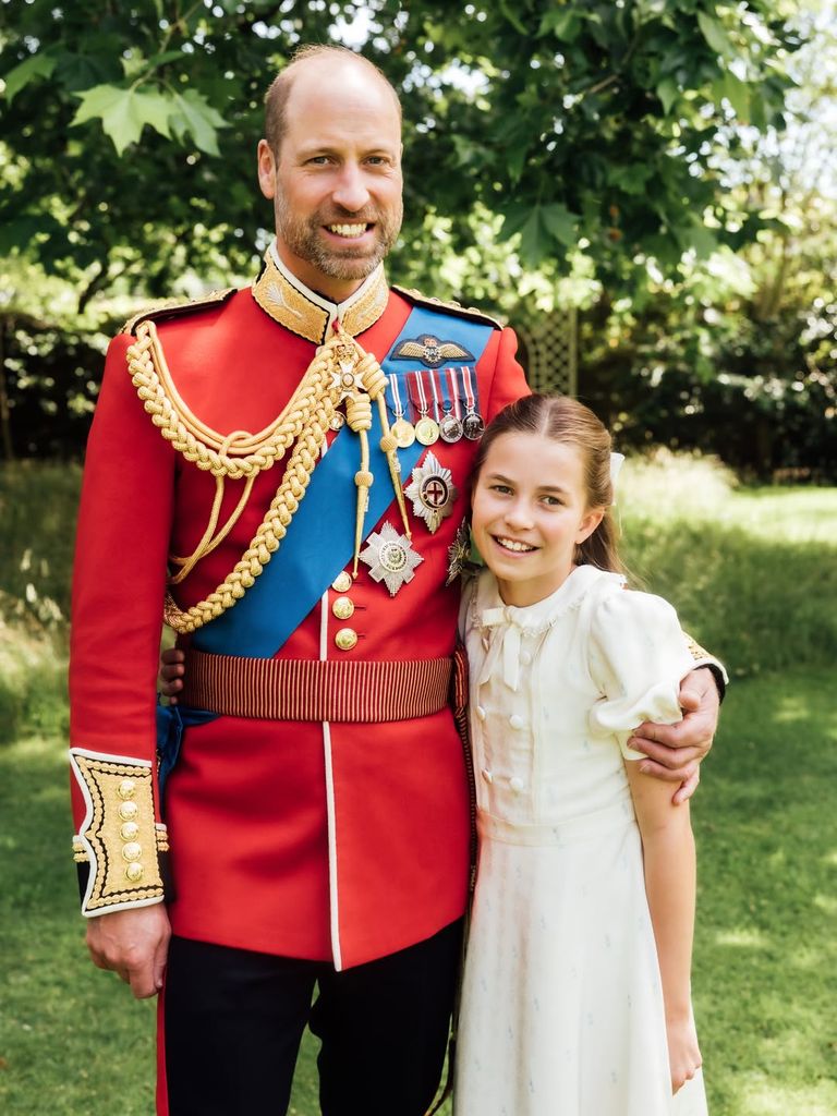 El príncipe Guillermo con su hija la princesa Charlotte